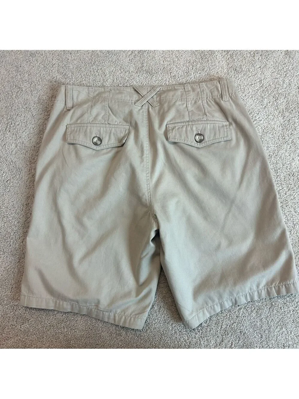 Eddie Bauer women's Blakely shorts beige tan brown Sz 10 - Picture 2 of 10